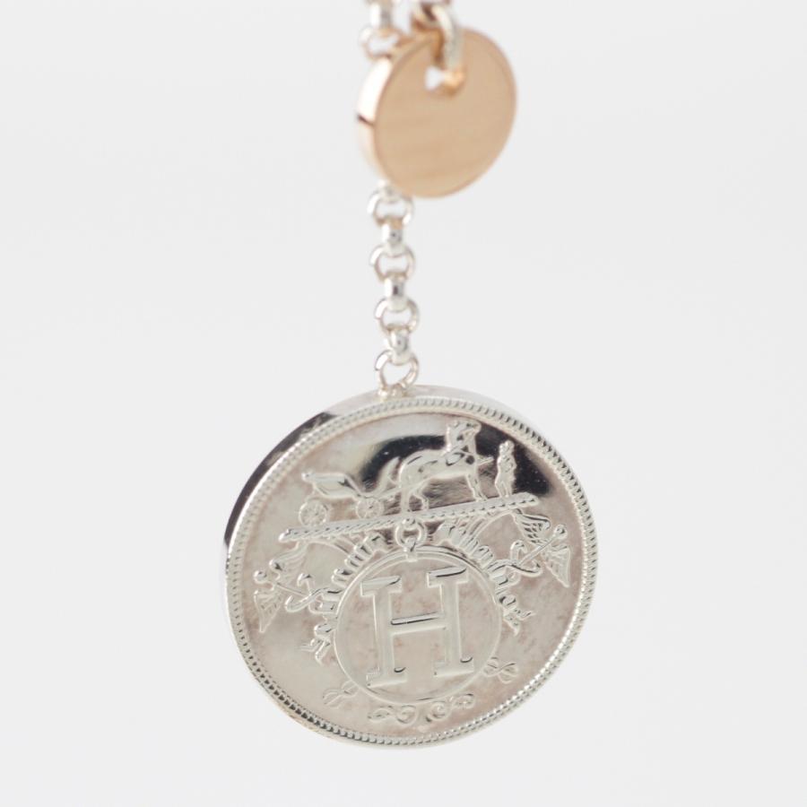 HERMES（エルメス） エクスリブリス PM Ag925 Au750PG ピアス シルバー