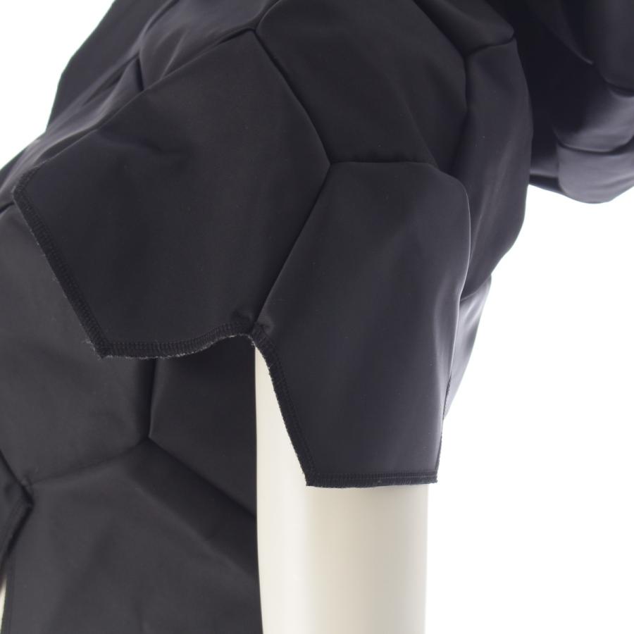 コムデギャルソン 多面体 変形 FOOTBALL TOPS フーデッド ベルクロ トップス GC-J040 ブラック S【中古】_6