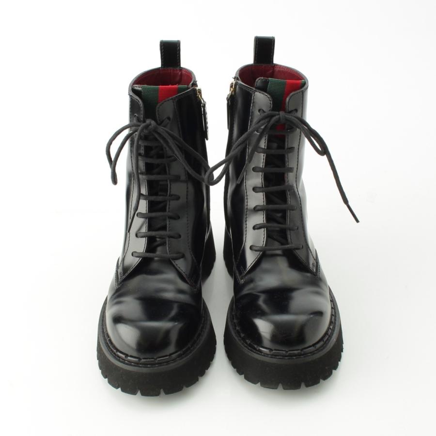 美品✨希少　GUCCI ニット　ショートブーツ　シェリーライン　レザー GUCCI（グッチ） 【超美品】グッチ GGマーモント Vステッチ ショート