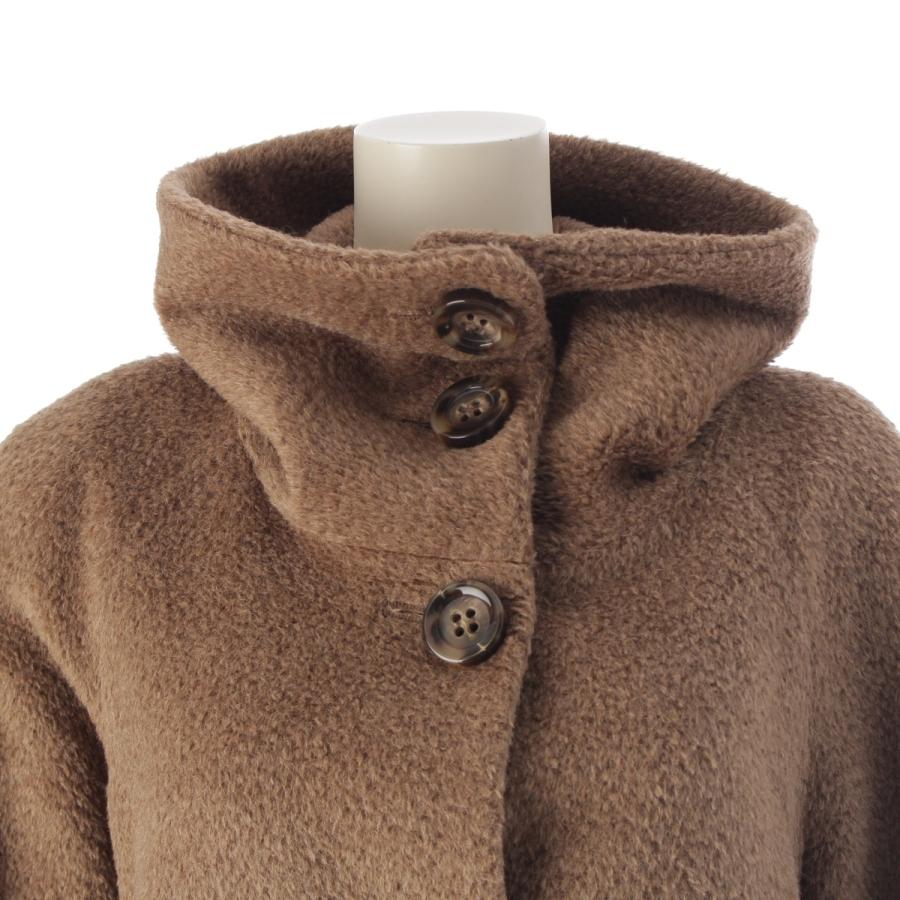 マックスマーラ ステューディオ アルパカ×ウール ジャギー コート