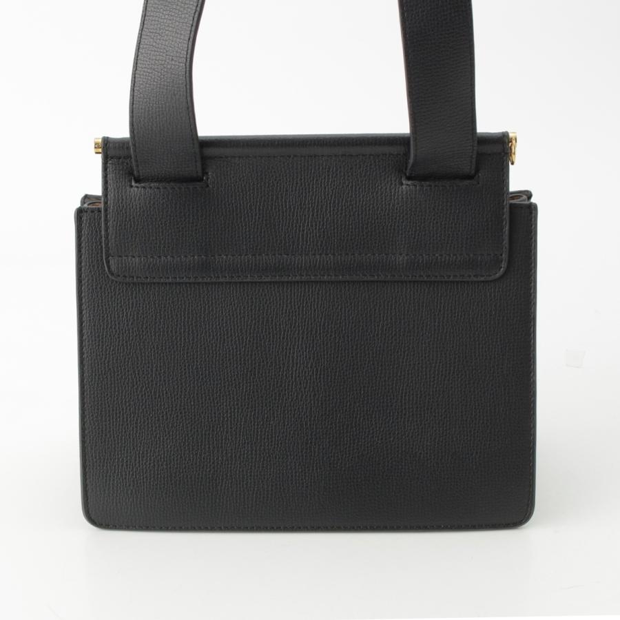 Polene ポレーヌ Num〓ro Sept レザー ロゴ ショルダーバッグ ブラック