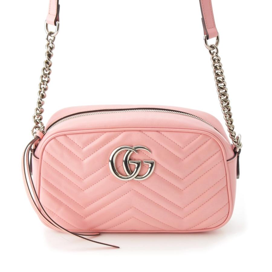 GUCCI（グッチ） GGマーモント クロスボディ カメラバッグ チェーン