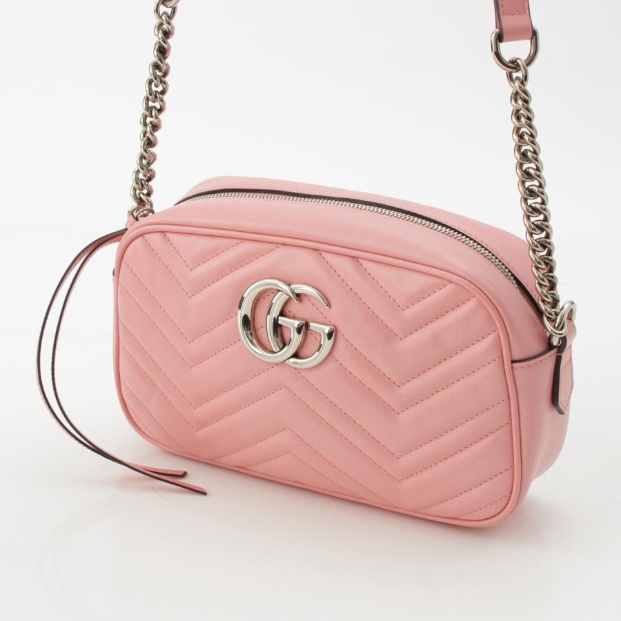 GUCCI（グッチ） GGマーモント クロスボディ カメラバッグ チェーン