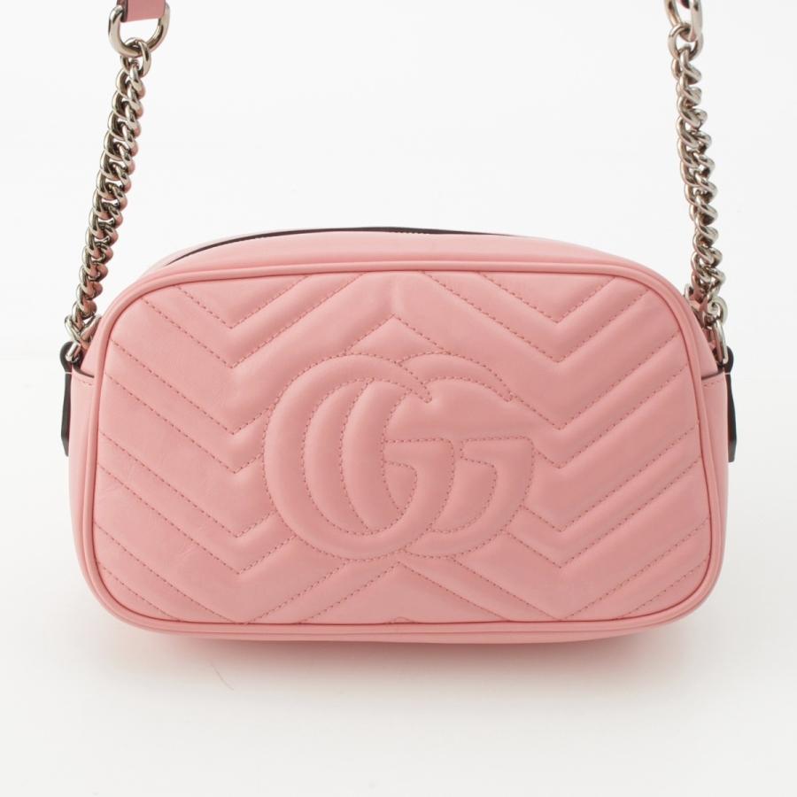 GUCCI（グッチ） GGマーモント クロスボディ カメラバッグ チェーン
