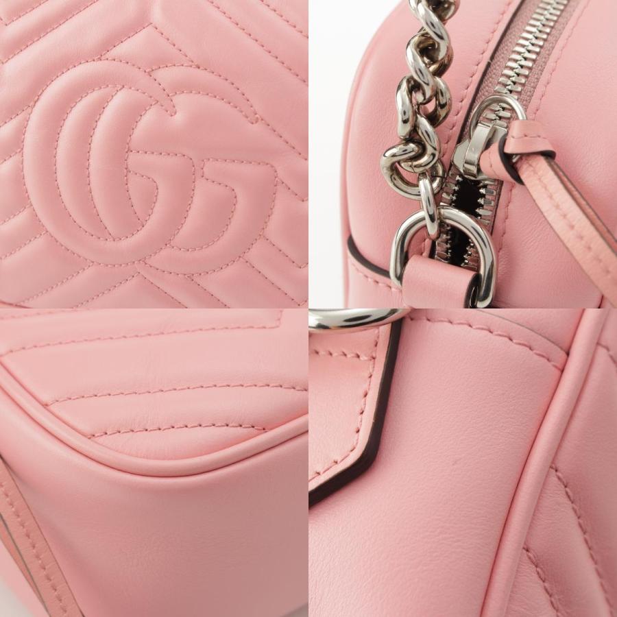 GUCCI（グッチ） GGマーモント クロスボディ カメラバッグ チェーン