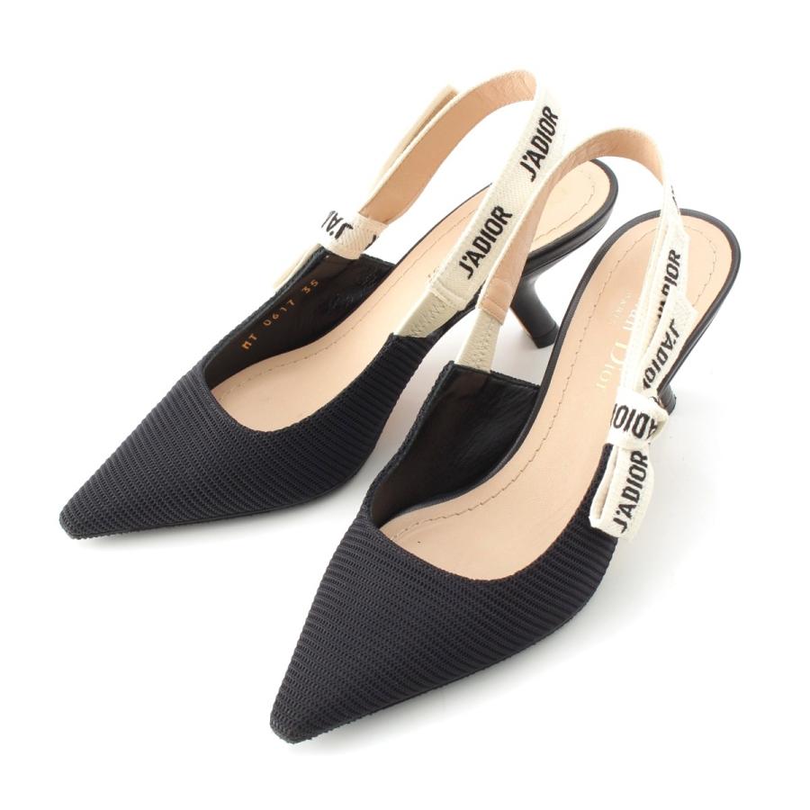 Dior J'ADIOR ファブリック ストラップパンプス 35.5 ディオール テクニカルファブリック J'ADIOR スリングバック パンプス