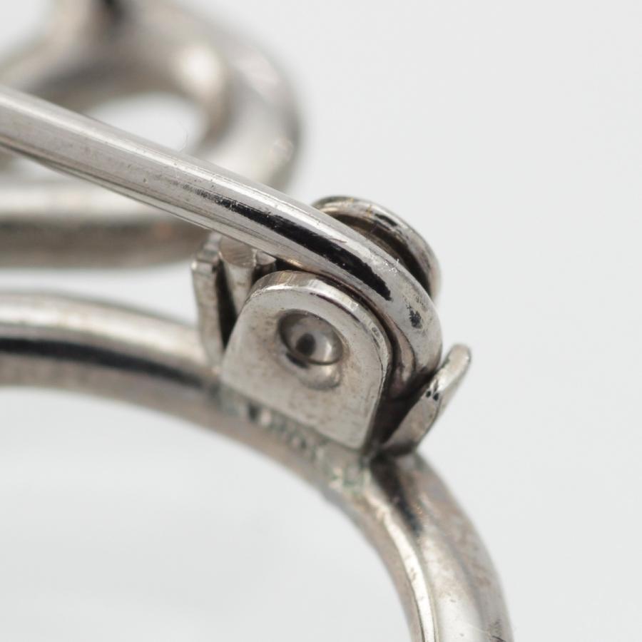 LOEWE（ロエベ） アナグラム ロゴ ブローチ シルバー【中古】 : www