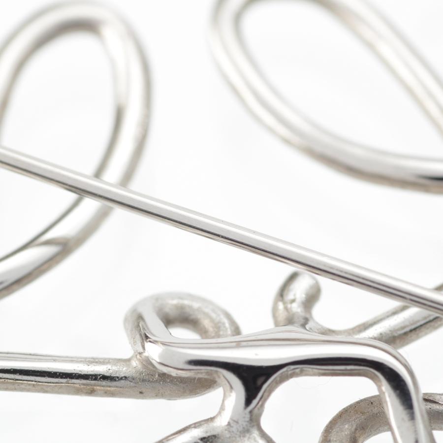 【価格期間限定】LOEWEアナグラムブローチ　シルバー ロエベ LOEWE LOEWE ブローチ ANAGRAM BROOCH アナグラム （25020/9230