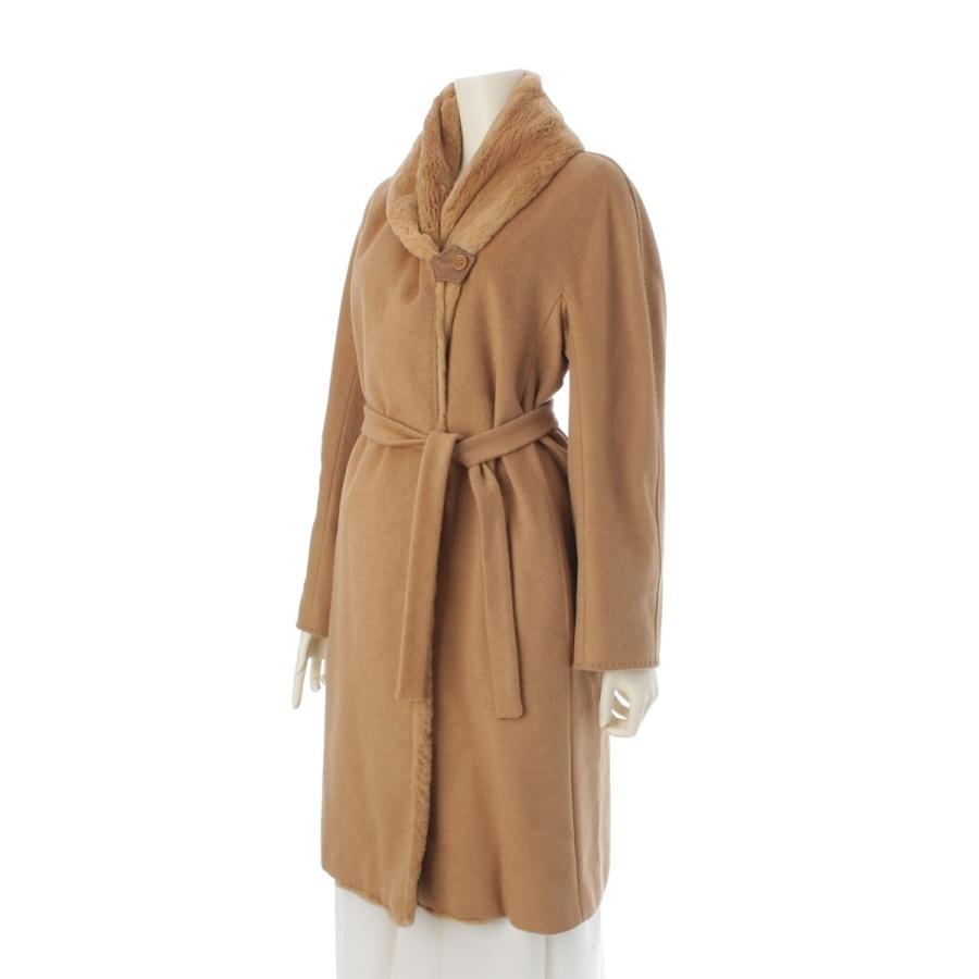 Max Mara（マックスマーラ） キャメル ミンク ファー ベルト ロング