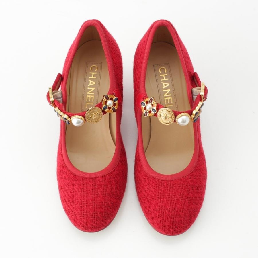 CHANEL（シャネル） 24AW ツイード アイコン メリージェーン パンプス