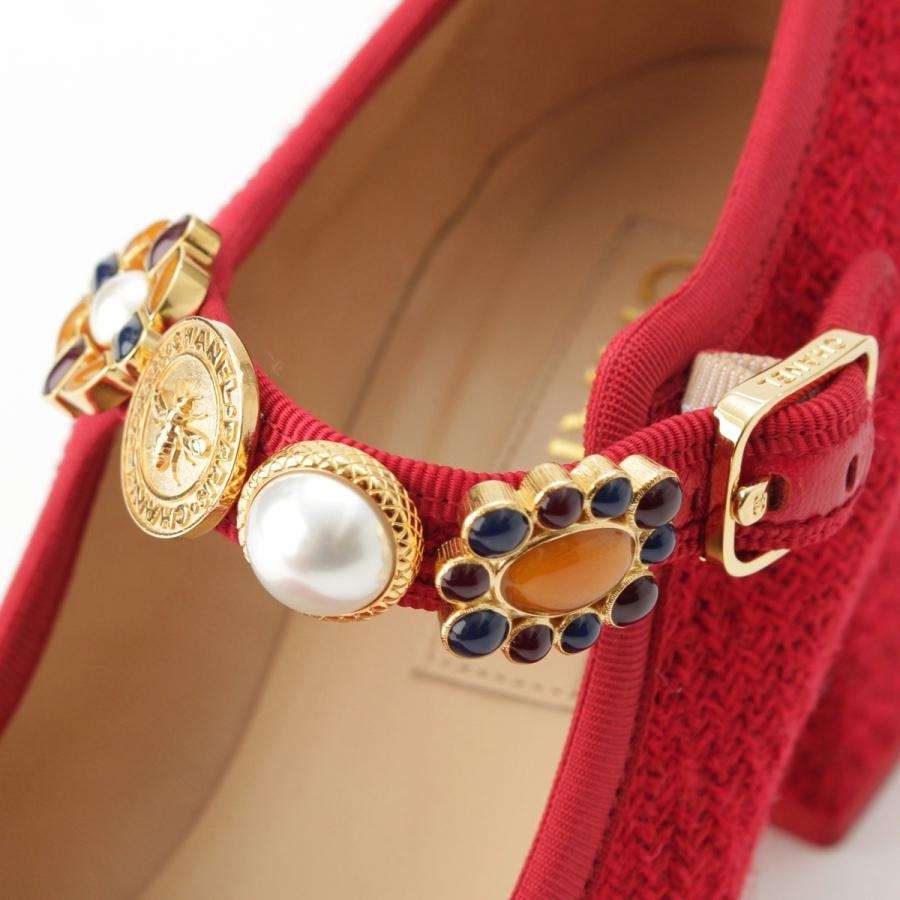 CHANEL（シャネル） 24AW ツイード アイコン メリージェーン パンプス