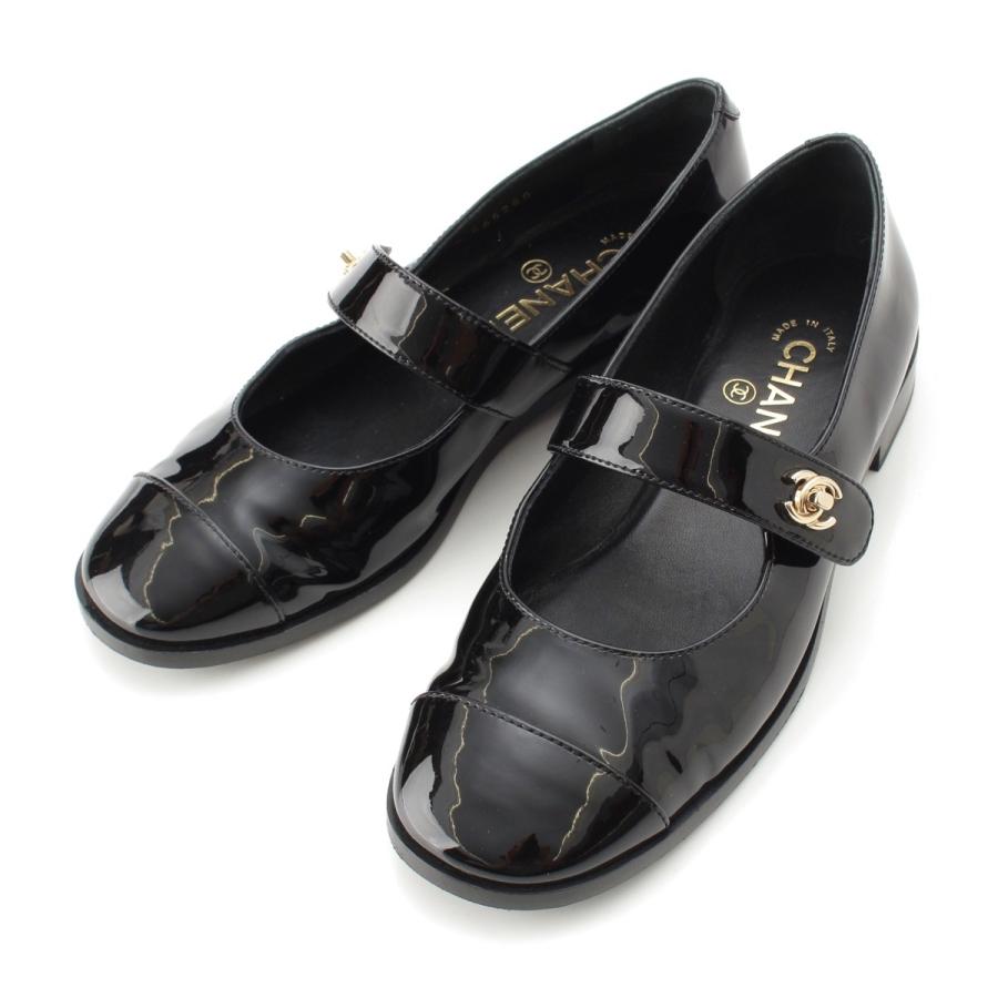 CHANEL（シャネル） パテントレザー ココマーク ターンロック ラウンド