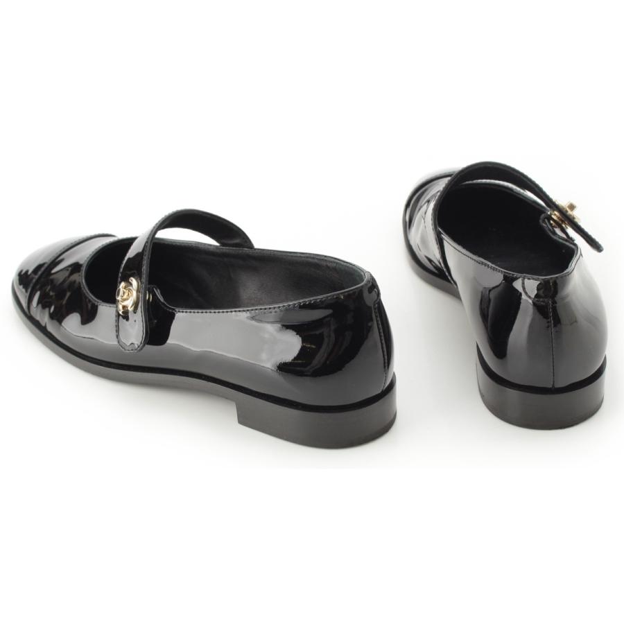 CHANEL（シャネル） パテントレザー ココマーク ターンロック ラウンド