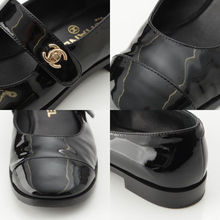 CHANEL（シャネル） パテントレザー ココマーク ターンロック ラウンド