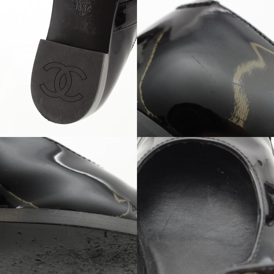 CHANEL（シャネル） パテントレザー ココマーク ターンロック ラウンド