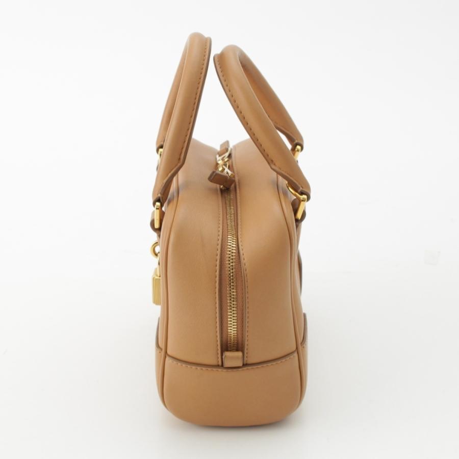 LOEWE ロエベ　ハンドバッグ　アマソナ　アナグラム　レザー　ブラウン LOEWE（ロエベ） アマソナ 16 レザー スクエア アナグラム