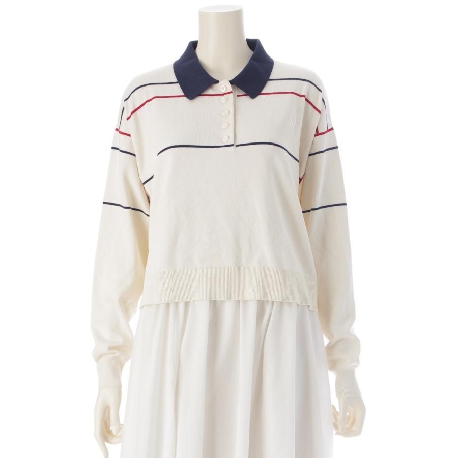 CELINE（セリーヌ） 25SS シルク コットン クロップド トリオンフ刺繍