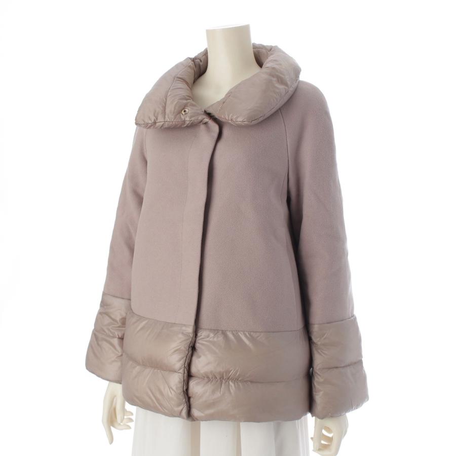 HERNO（ヘルノ） ナイロン 切替 ダウンジャケット ピンク【中古