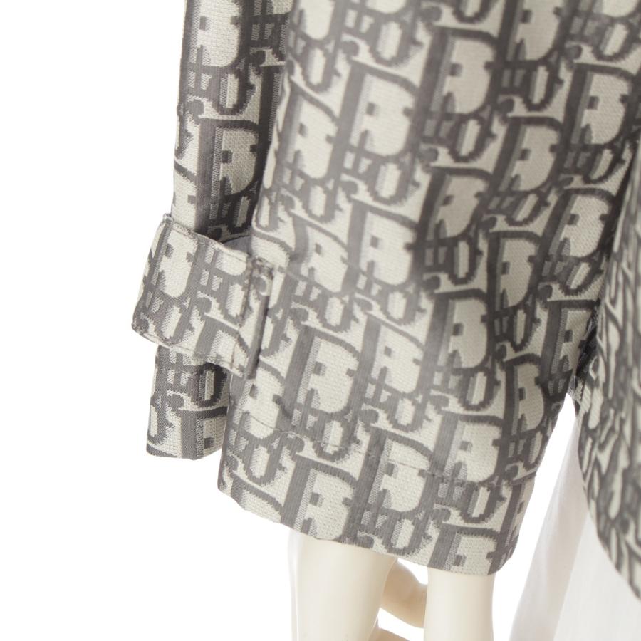 クリスチャンディオール オブリーク パーカー ジャケット 327C25A2970 グレー XS【中古】 Christian Dior（クリスチャン・ディオール） オブリーク パーカー