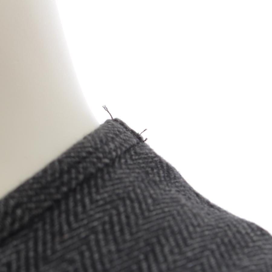 ラフシモンズ 1999 99AW コットン ヘリンボーン カットアウト ノースリーブ トップス グレー系 48【中古】 | RAF SIMONS | 07