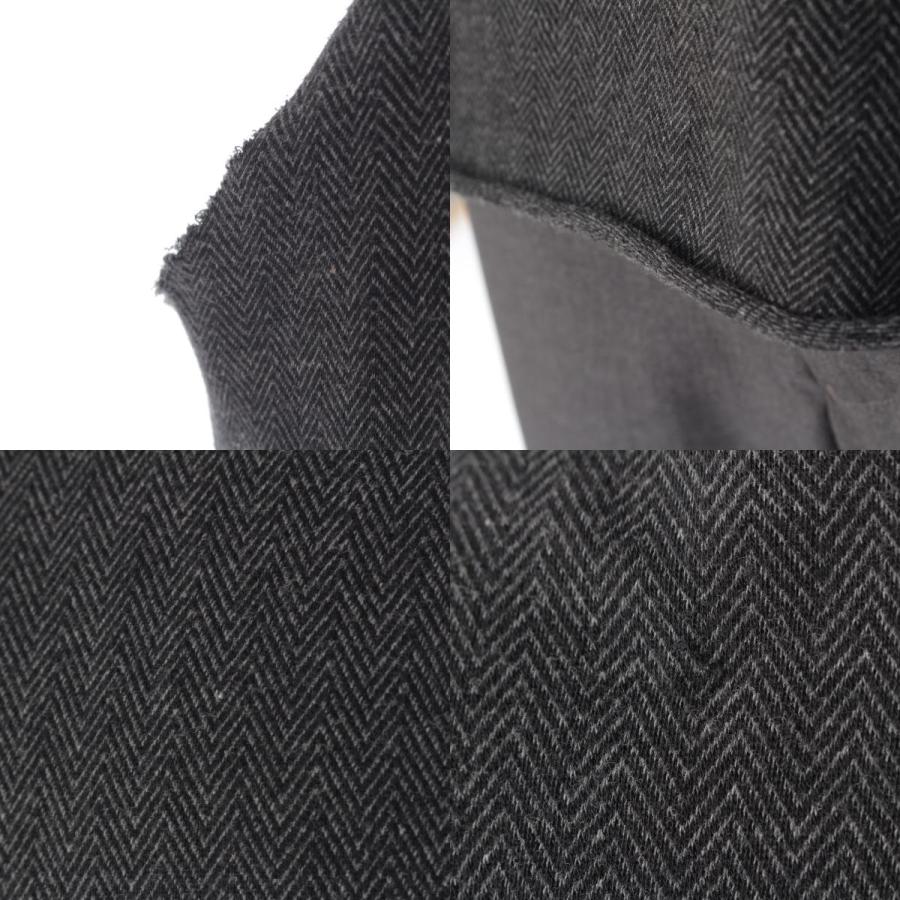 ラフシモンズ 1999 99AW コットン ヘリンボーン カットアウト ノースリーブ トップス グレー系 48【中古】 | RAF SIMONS | 08