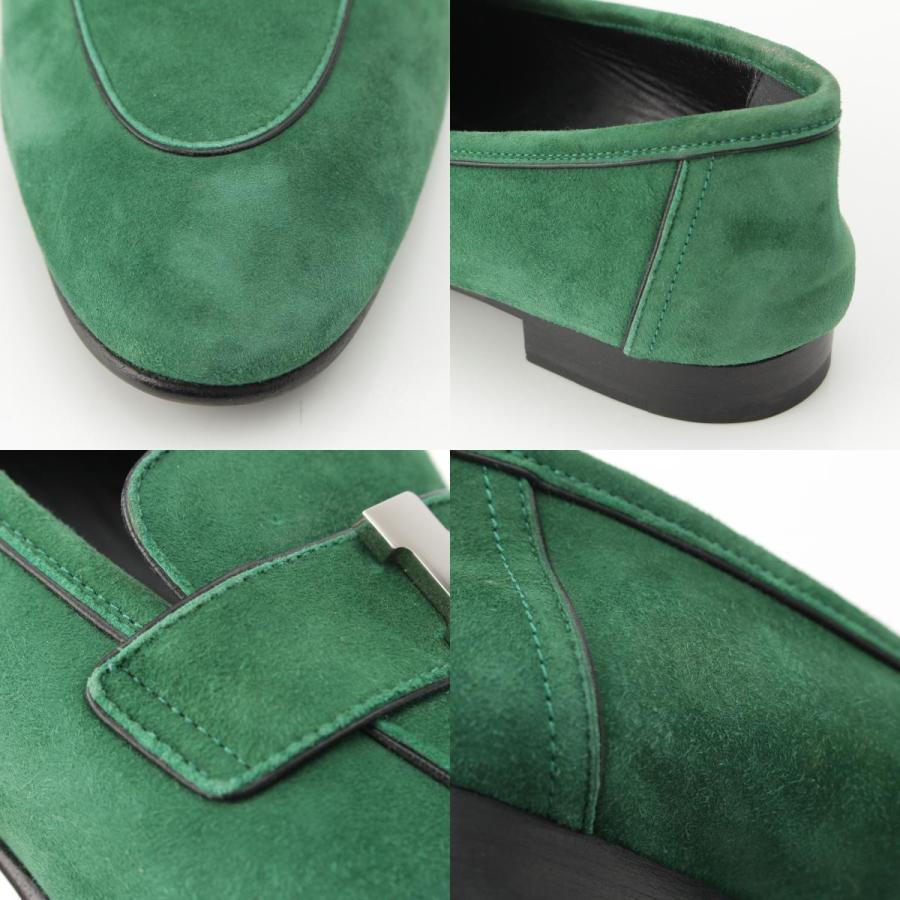 HERMES（エルメス） パリ モカシン スウェード フラットシューズ 