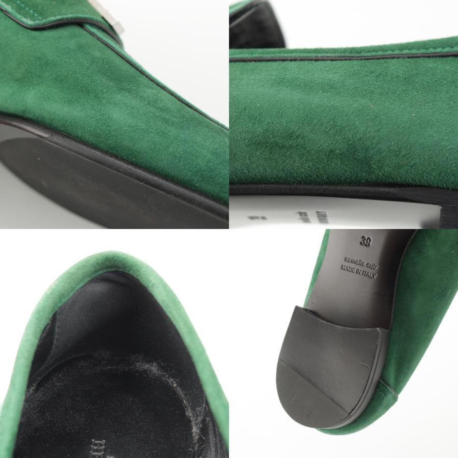 HERMES（エルメス） パリ モカシン スウェード フラットシューズ 