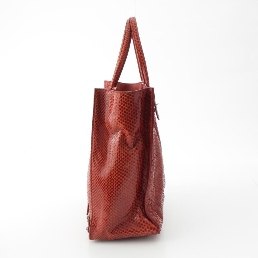 BALENCIAGA（バレンシアガ） パイソン ペーパー トート ハンドバッグ 
