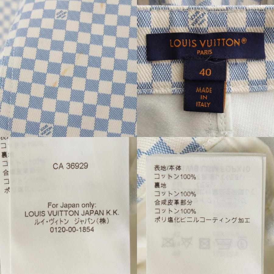 LOUIS VUITTON（ルイ・ヴィトン） 24SS コットン ダミエ デニムパンツ