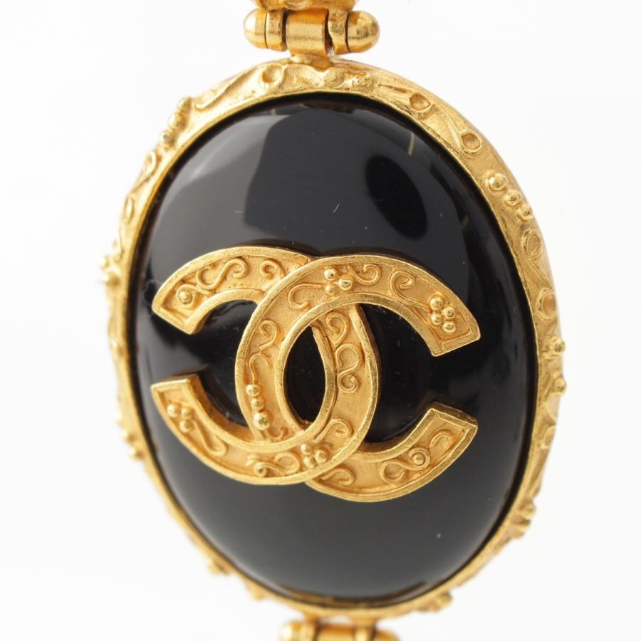 CHANEL（シャネル） 96A ブラックストーン ココマーク ネックレス
