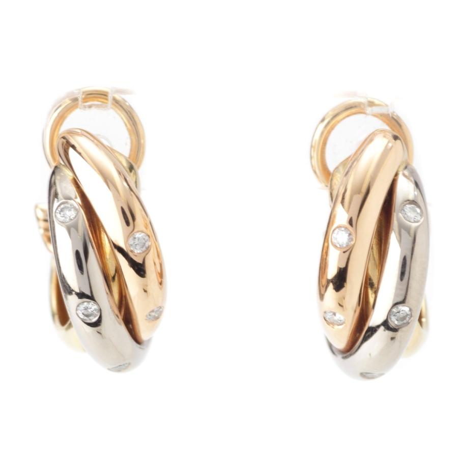 Cartier（カルティエ） トリニティ 12P ダイヤ イヤリング ピアス 750