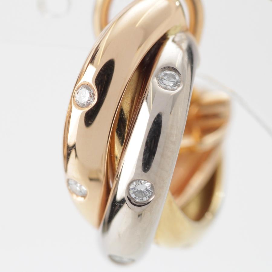 Cartier（カルティエ） トリニティ 12P ダイヤ イヤリング ピアス 750