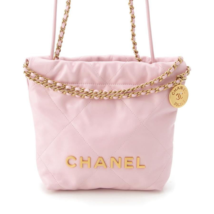 シャネル CHANEL CHANEL 22 ミニ ショルダーバッグ バッグ キャビアスキン(グレインドカーフ) レディース ピンク系 AS3980 【中古】 CHANEL（シャネル） シャネル22 ミニハンドバッグ ショルダーバッグ