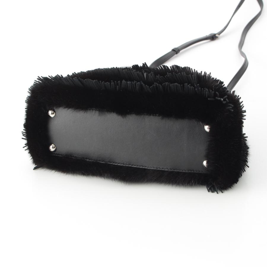 FENDI（フェンディ） ピーカブー ミニ ミンク ファー レザー フリンジ