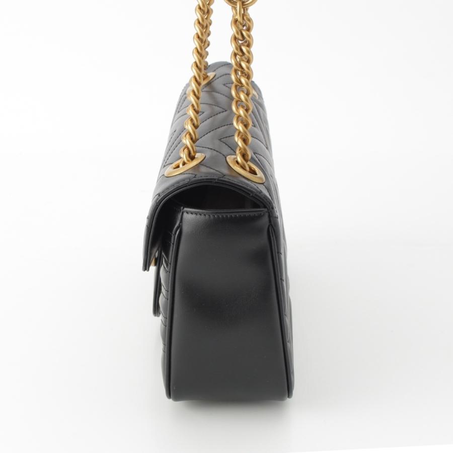 GUCCI（グッチ） GGマーモント レザー キルティング チェーン