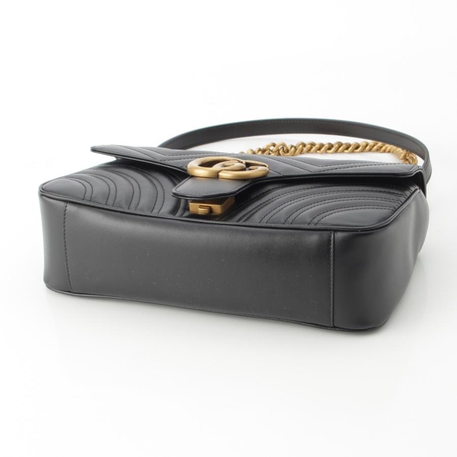 GUCCI（グッチ） GGマーモント レザー キルティング チェーン