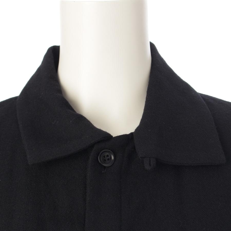 Y's（ワイズ） 20AW ウール ロング シャツ コート YR-B06-102 ブラック