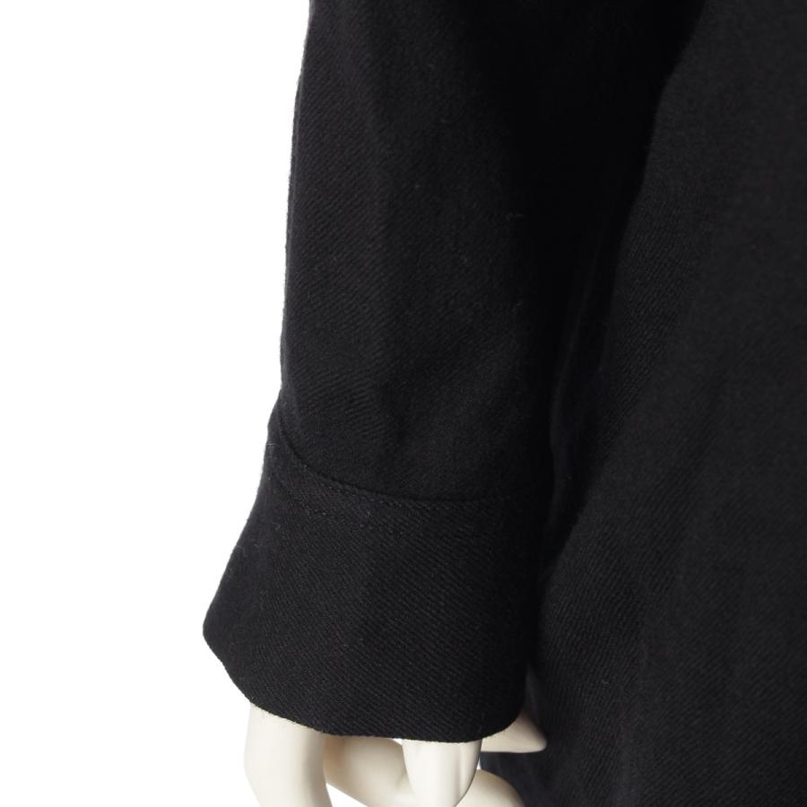 Y's（ワイズ） 20AW ウール ロング シャツ コート YR-B06-102 ブラック