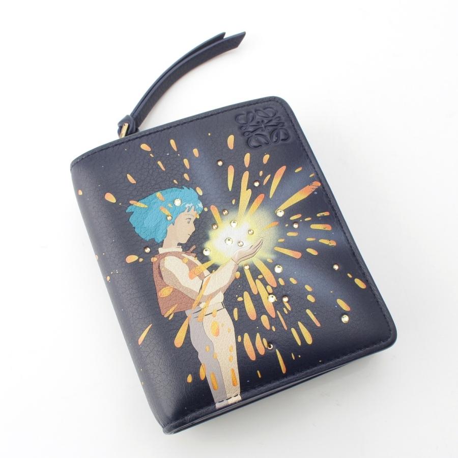 ロエベ　ジブリ　ハウルの動く城財布 LOEWE（ロエベ） スタジオジブリ ハウルの動く城 レザー マジカル