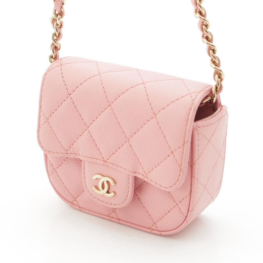 CHANEL（シャネル） キャビアスキン クラッチ チェーン ポーチ 31番台