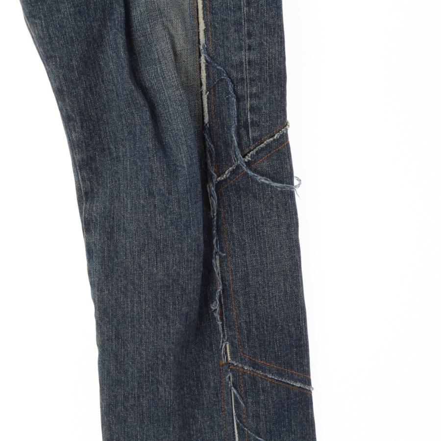 sacai（サカイ） 21年 再構築 裾ジップ デニム パンツ 21-02607M
