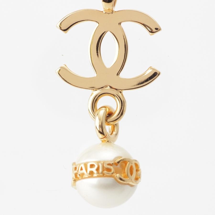 CHANEL（シャネル） B23K ココマーク パール ロゴ ネックレス ゴールド