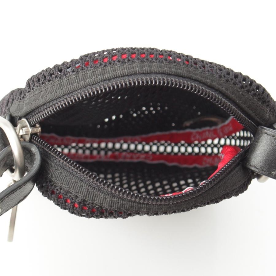 シャネル スポーツライン ロゴ メッシュ ショルダーバッグ ブラック【中古】_5