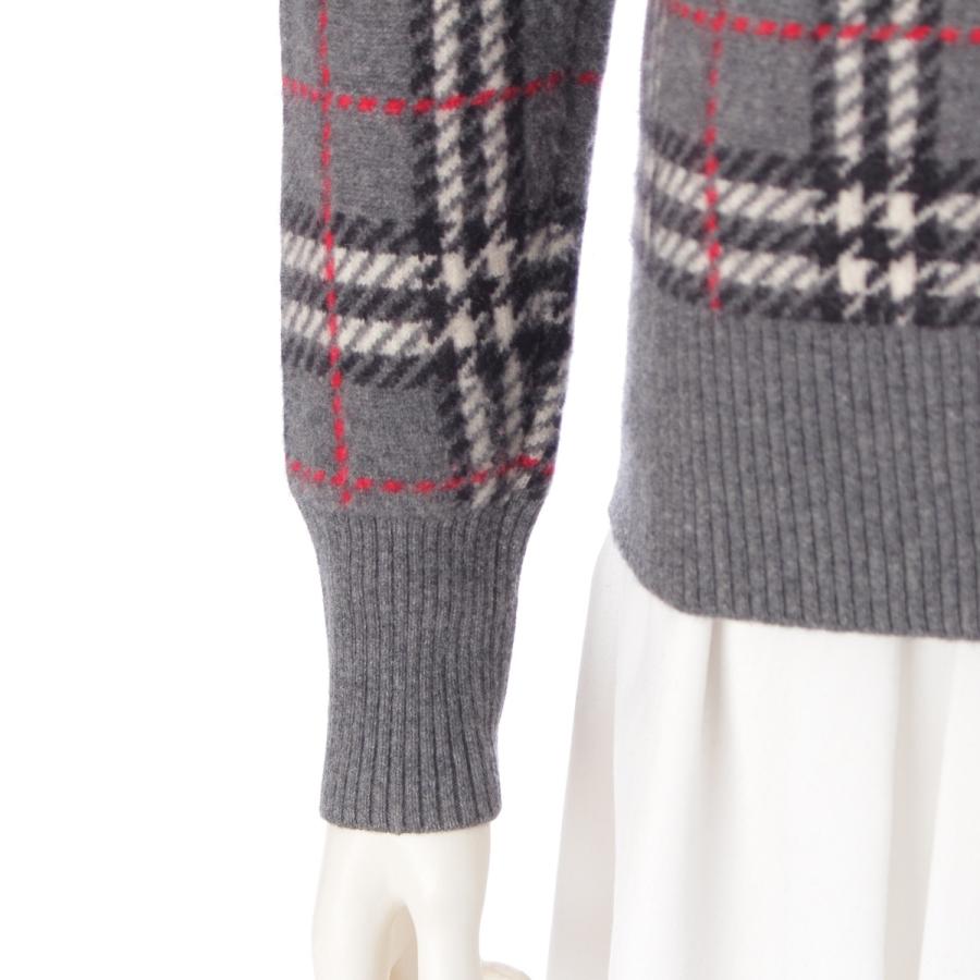 BURBERRY（バーバリー） カシミヤ チェック柄 ニット セーター 8007927