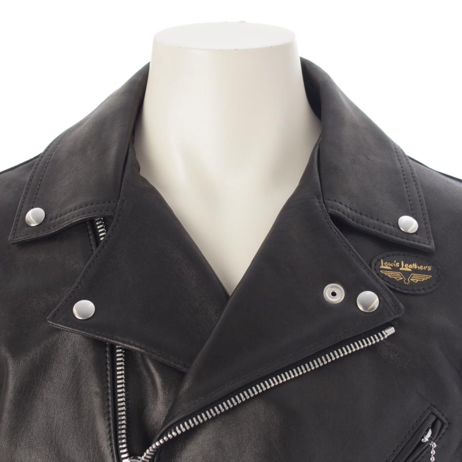 42 新品 ルイスレザー タイトフィット ドミネーター レザー ジャケット 