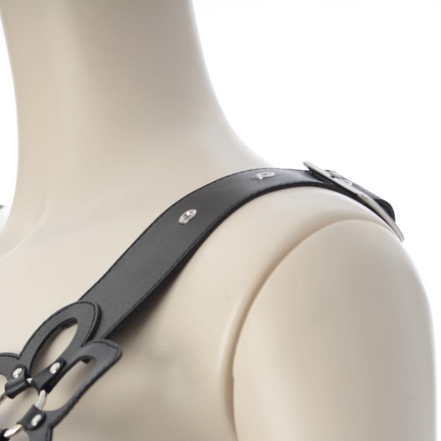 ノワールケイニノミヤ AD2025 Flower Leather OP レザー フラワー ノースリーブ ワンピース 3P-A001-051 ブラック XS【中古】_5
