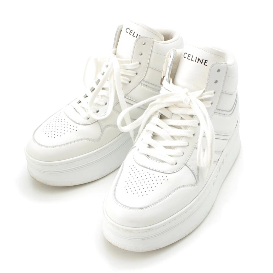 CELINE（セリーヌ） プラットフォーム 厚底 ハイカット スニーカー 