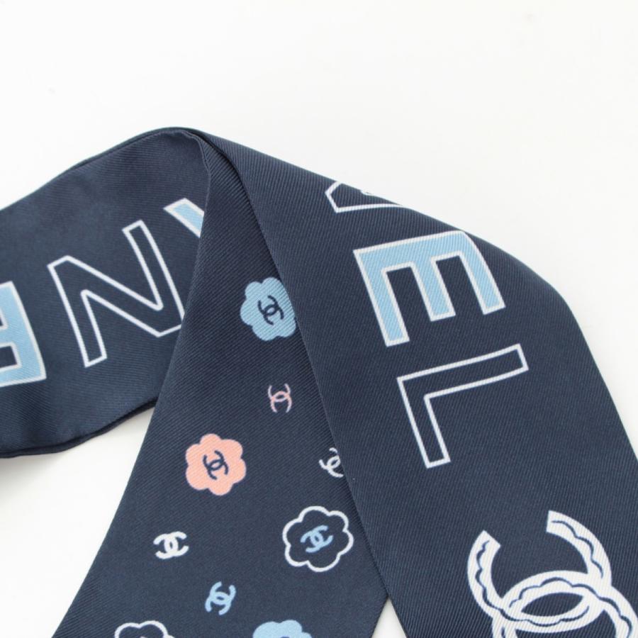 CHANEL（シャネル） シルク ロゴ ココマーク カメリア スリムバンドー