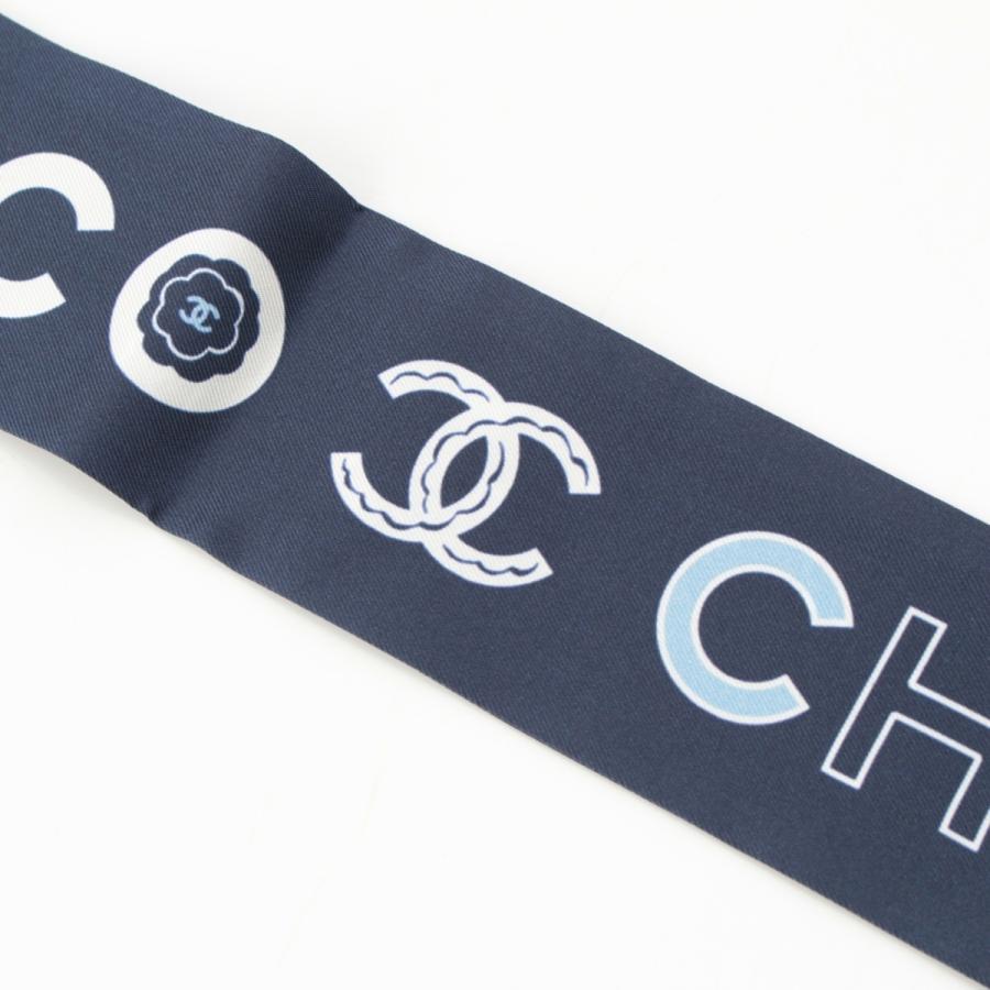 CHANEL（シャネル） シルク ロゴ ココマーク カメリア スリムバンドー
