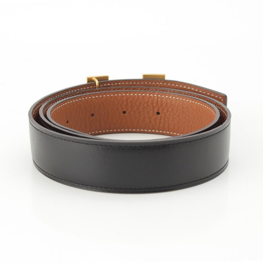 HERMES（エルメス） C刻印 Hベルト リバーシブル ゴールド金具 ベルト